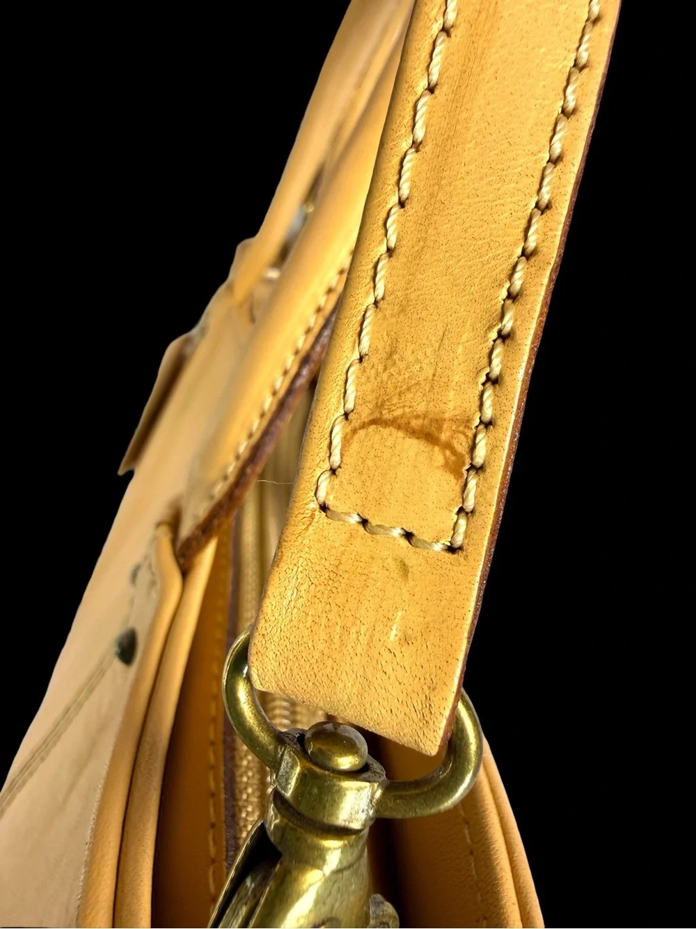 Italian Vachetta Leather Classic  Tote Bag with Shoulder Strap